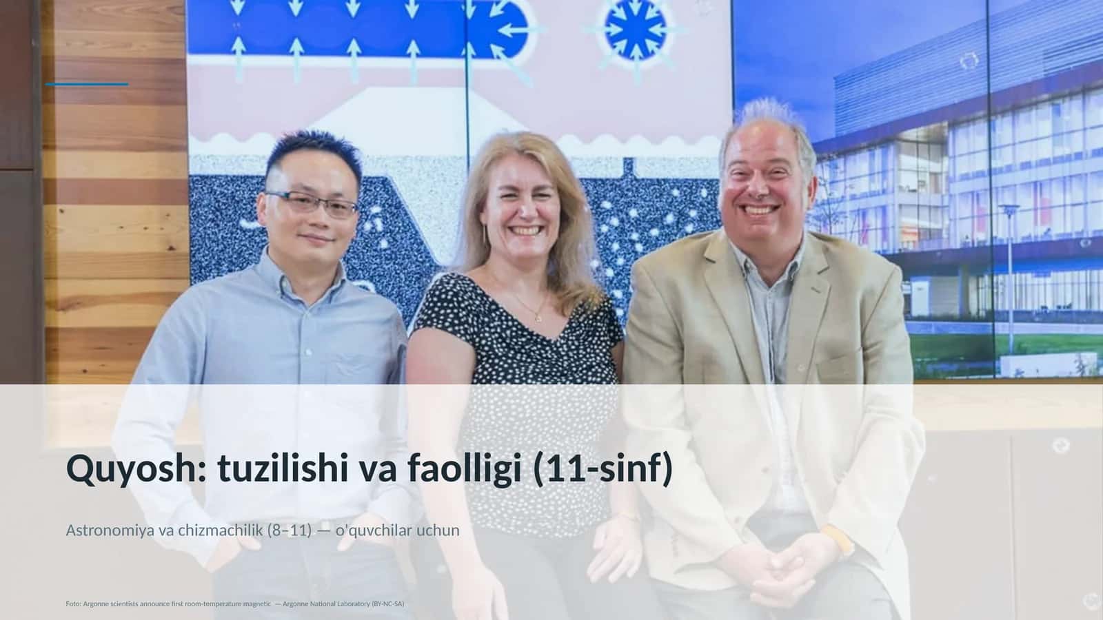 Quyosh: tuzilishi va faolligi (11-sinf)