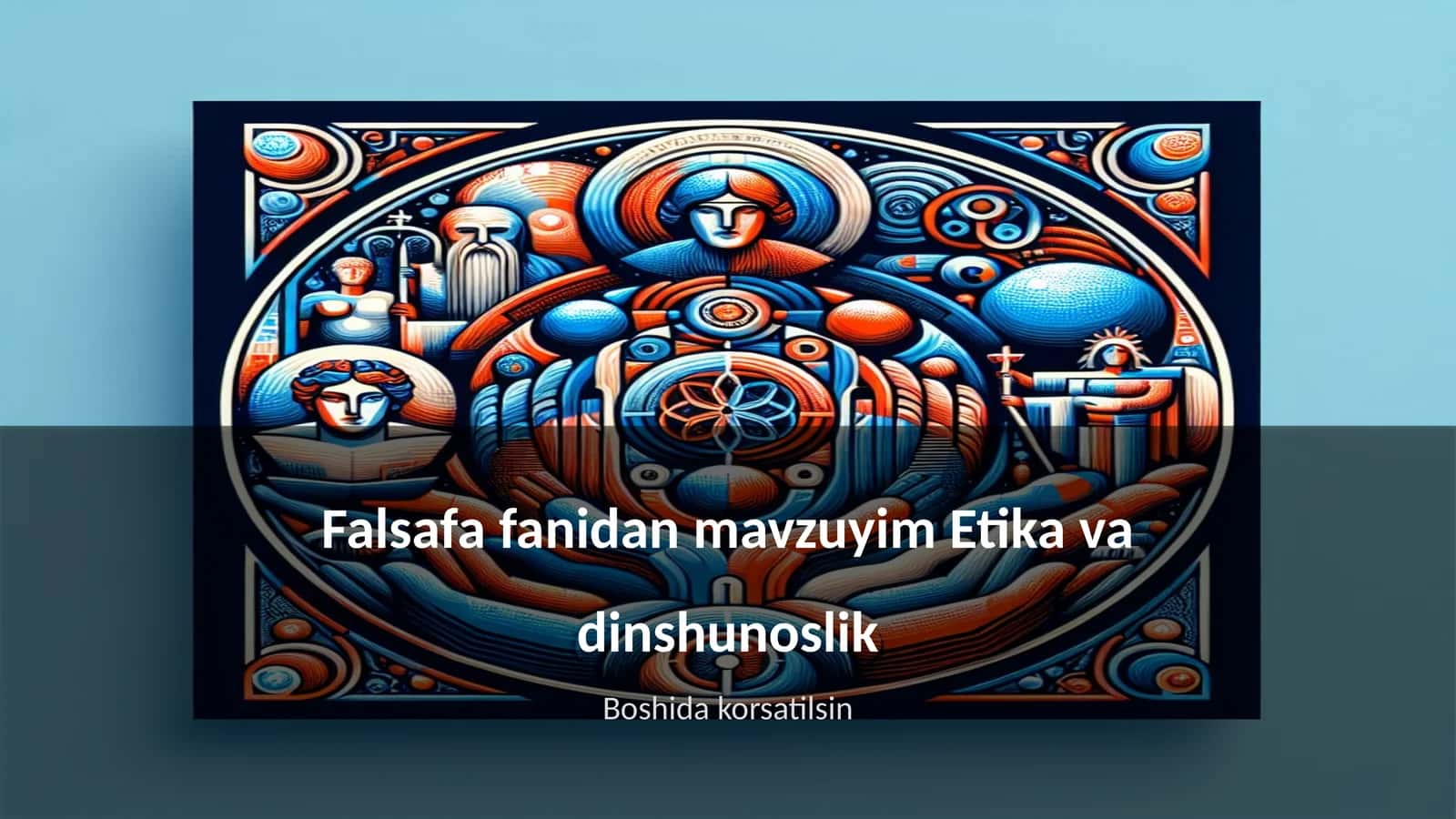 Etika va dinshunoslik