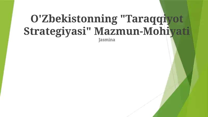 Taraqqiyot strategiyasi