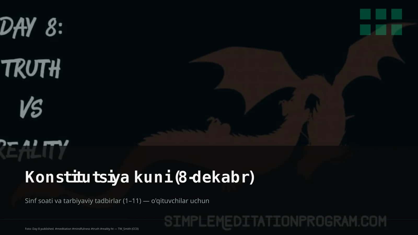 Sinf soati va tarbiyaviy tadbirlar (1–11) — o'qituvchilar uchun