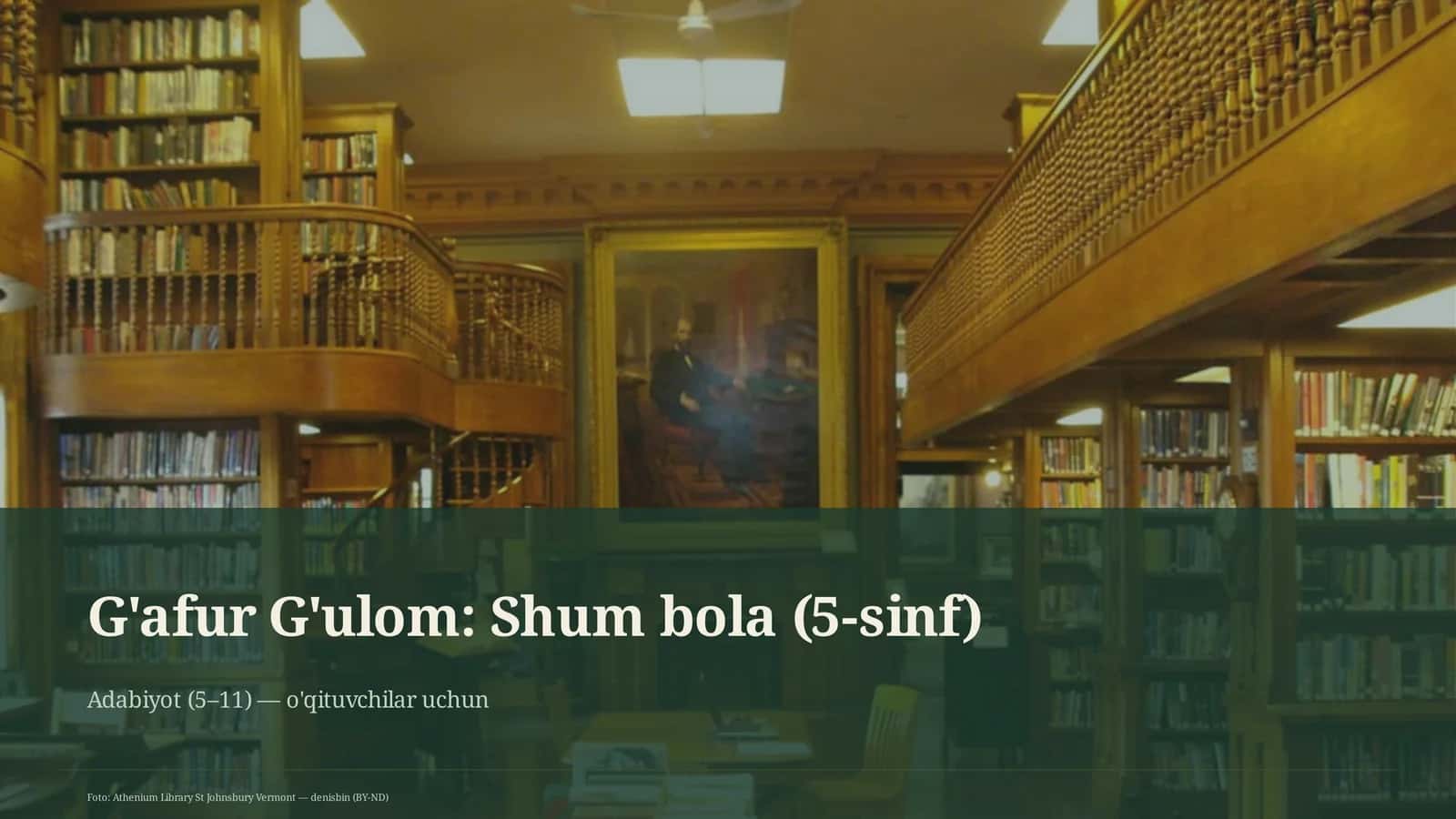 Shum bola (5-sinf)