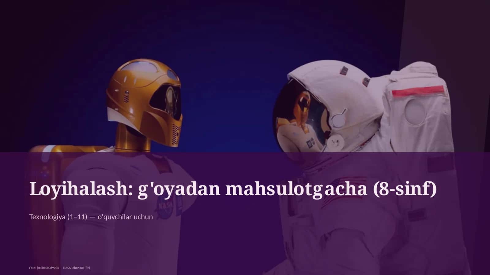 G'oyadan mahsulotgacha (8-sinf)