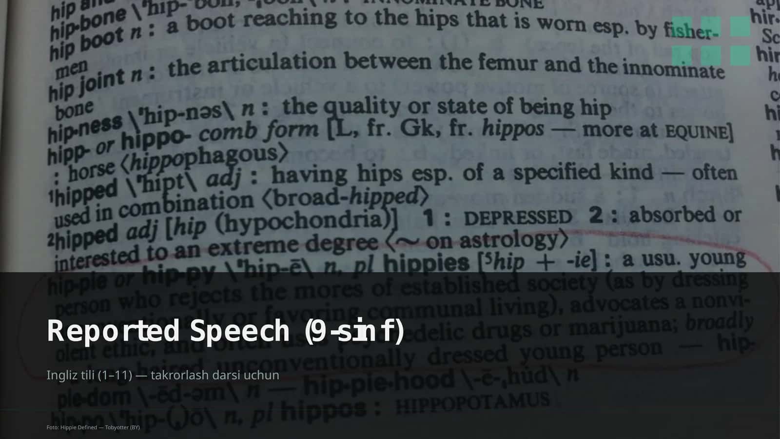 Reported Speech (9-sinf)