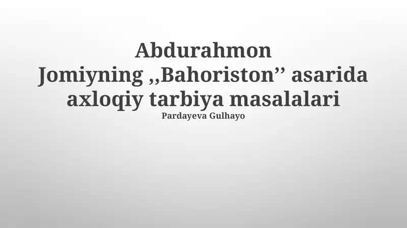 Bahoriston