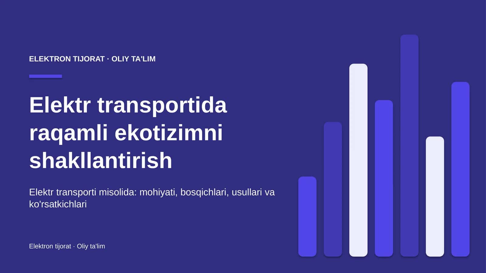 elektr transportida raqamli ekotizimni shakllantirish 2069