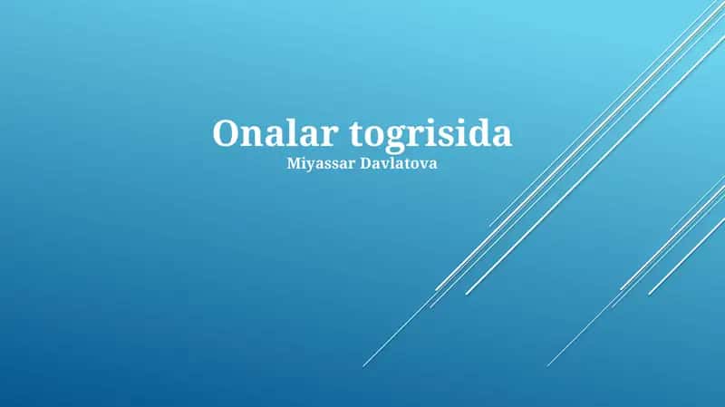 Onalar togrisida