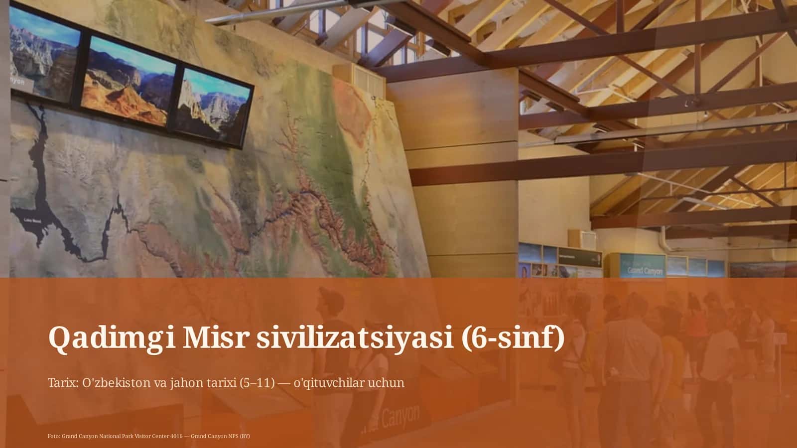 Qadimgi Misr sivilizatsiyasi (6-sinf)