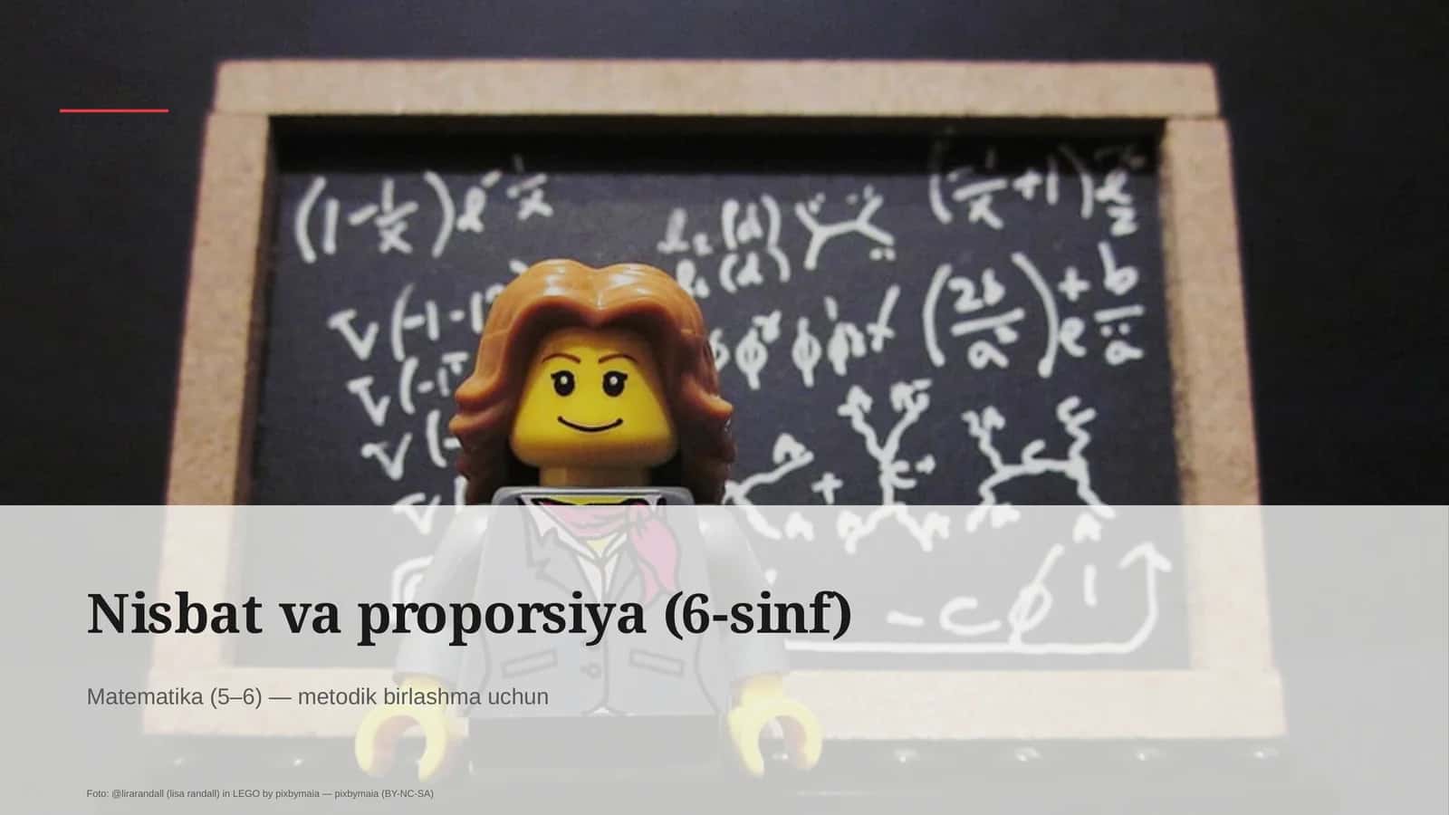 Nisbat va proporsiya (6-sinf)