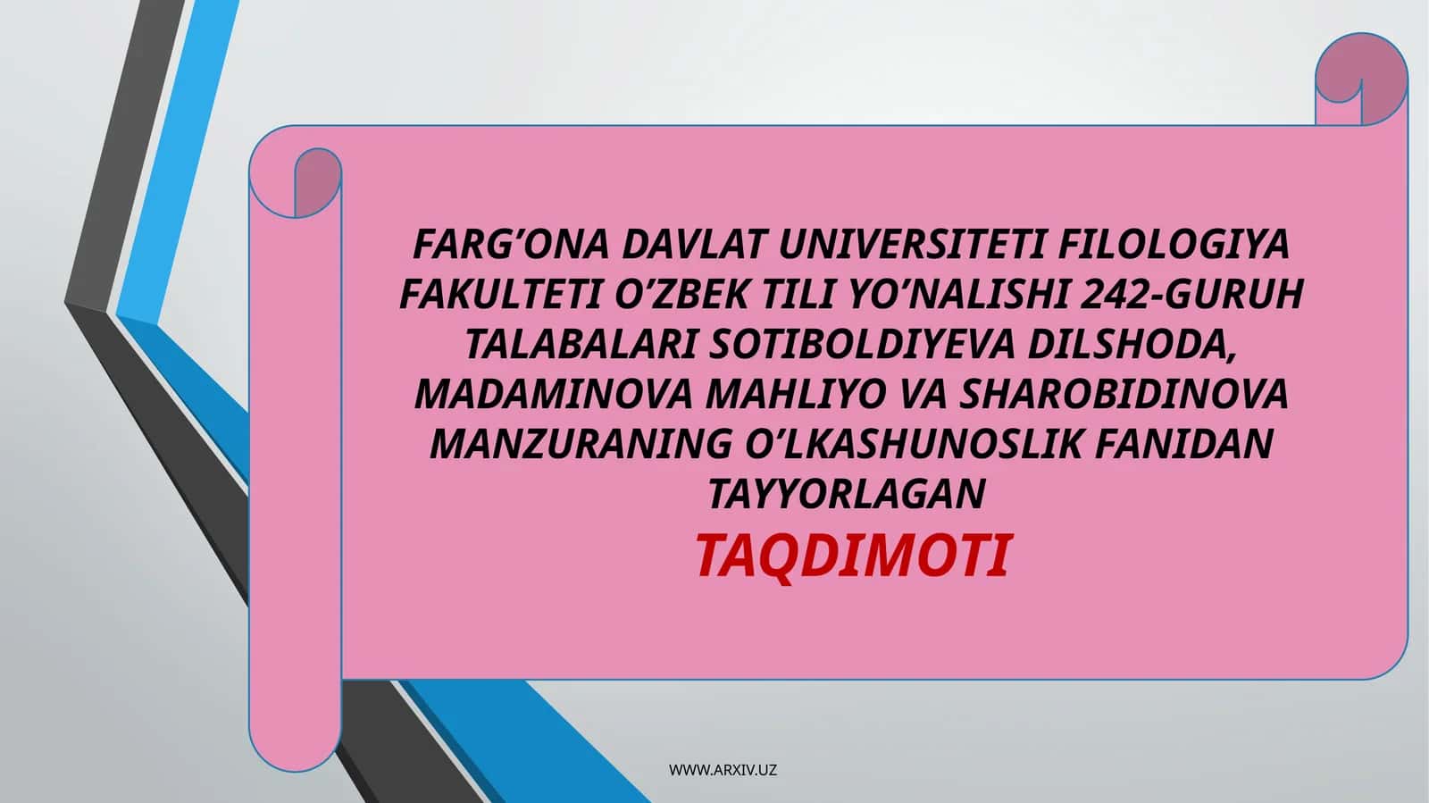 SAYOHATDA TOPOGRAFIK XARITALARDAN FOYDALANISH