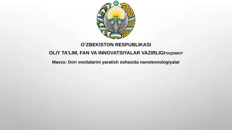 Nanotexnologiya asoslari
