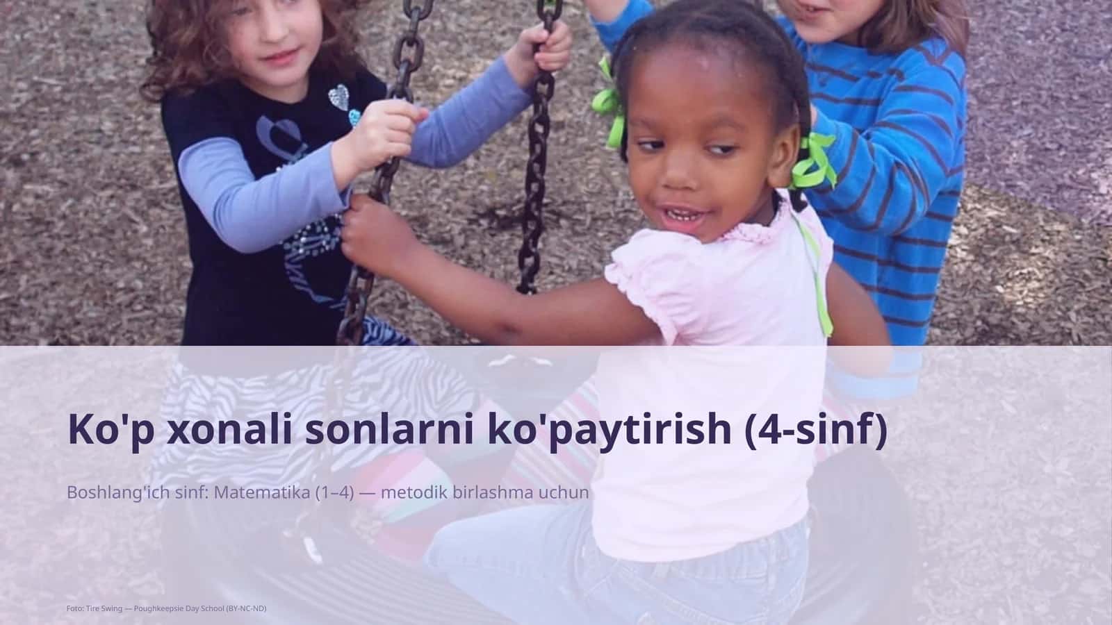 Ko'p xonali sonlarni ko'paytirish (4-sinf)