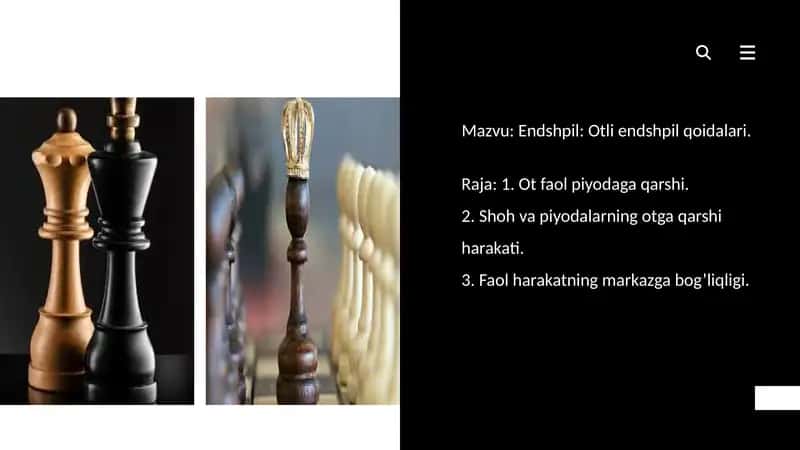 Endshpil: Otli endshpil qoidalari