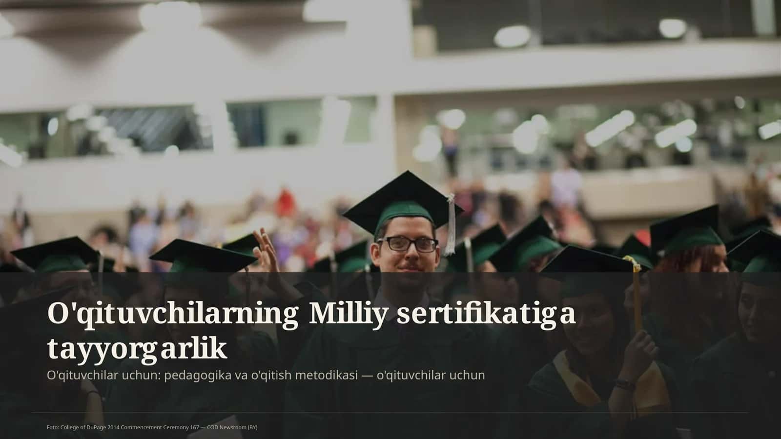 Pedagogika va o'qitish metodikasi