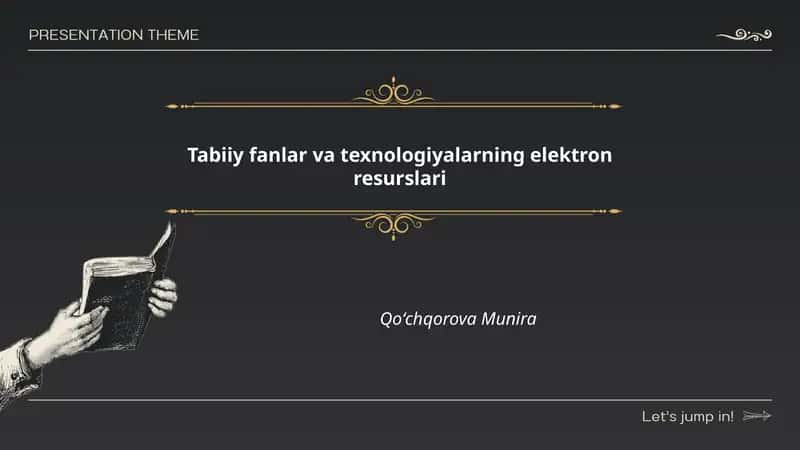 Onlayn darsliklar va elektron o'quv qo'llanmalari