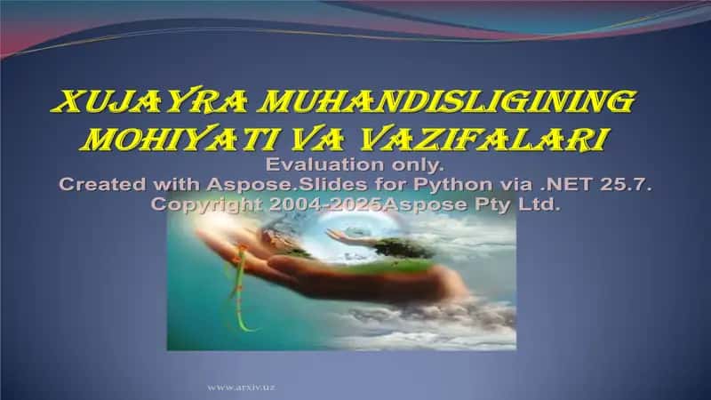 Xujayra muhandisligining mohiyati va vazifalari