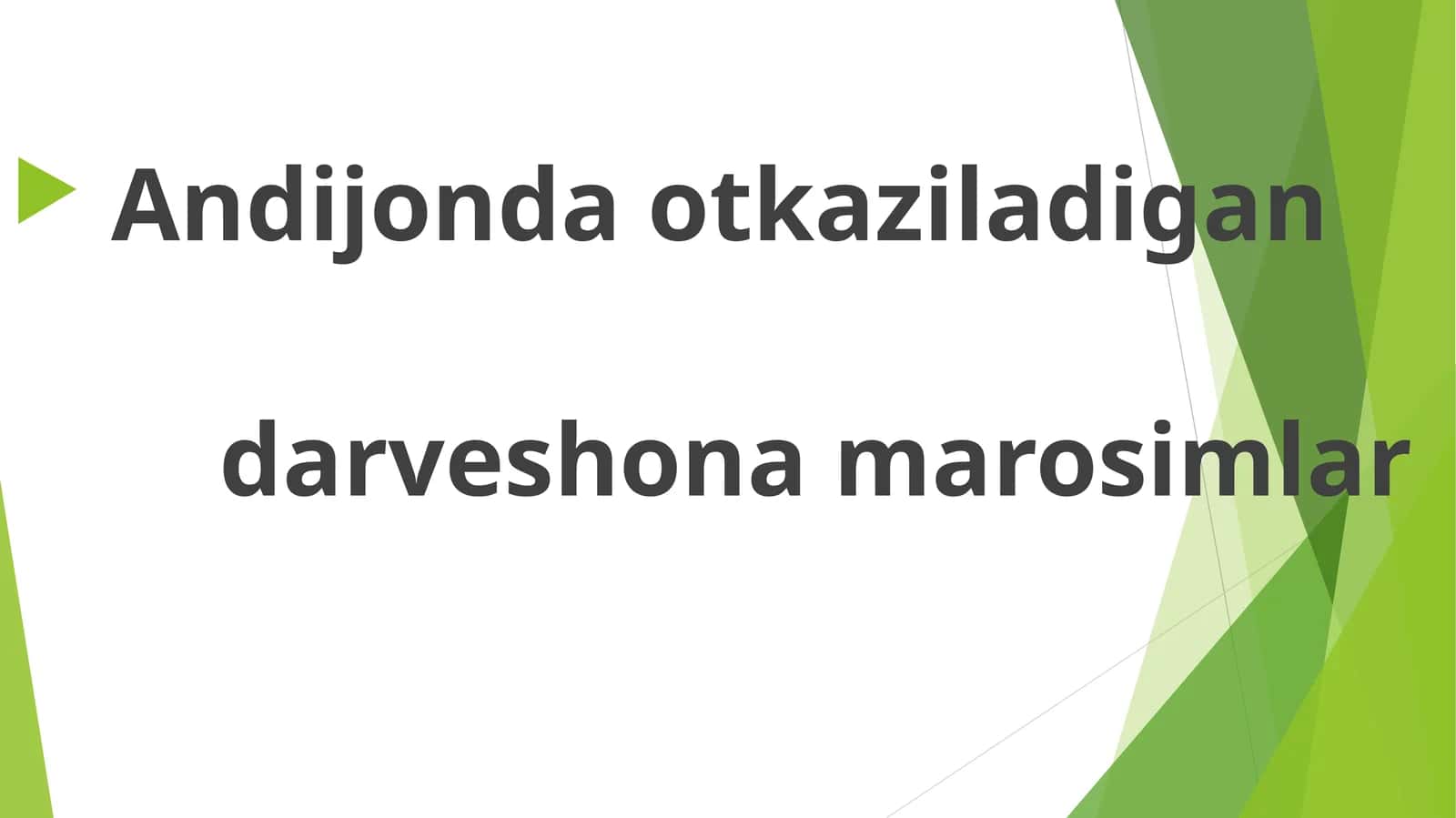 Darveshona marosimlari