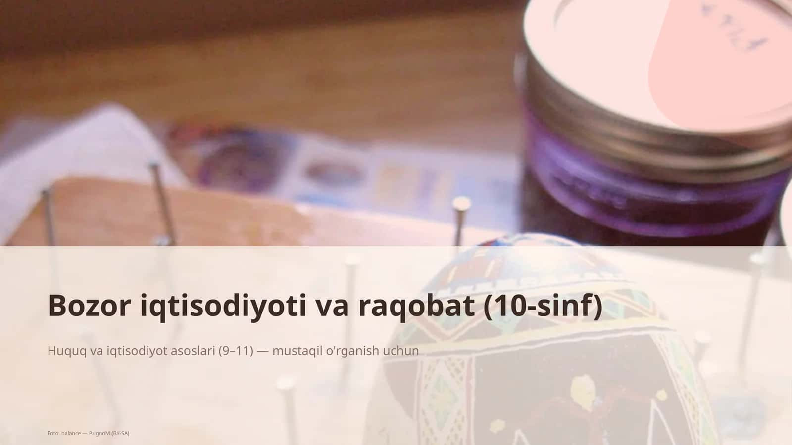 Huquq va iqtisodiyot asoslari (9–11)