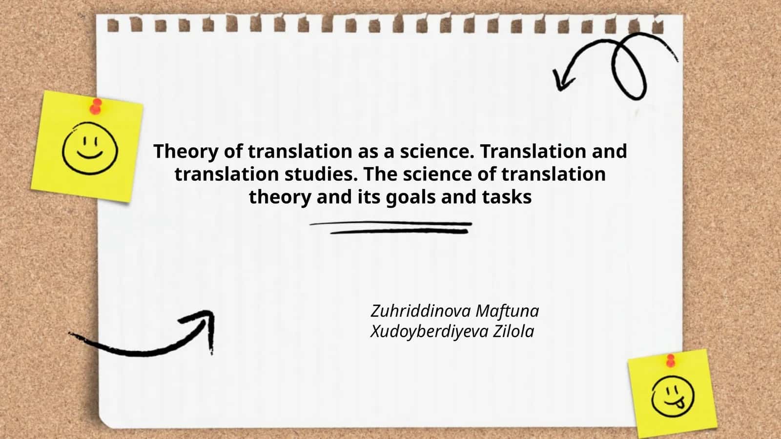 Theory of translation as a science. Translation and translation studies. The science of translation theory and its goals and tasks
