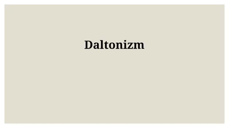 Daltonizm