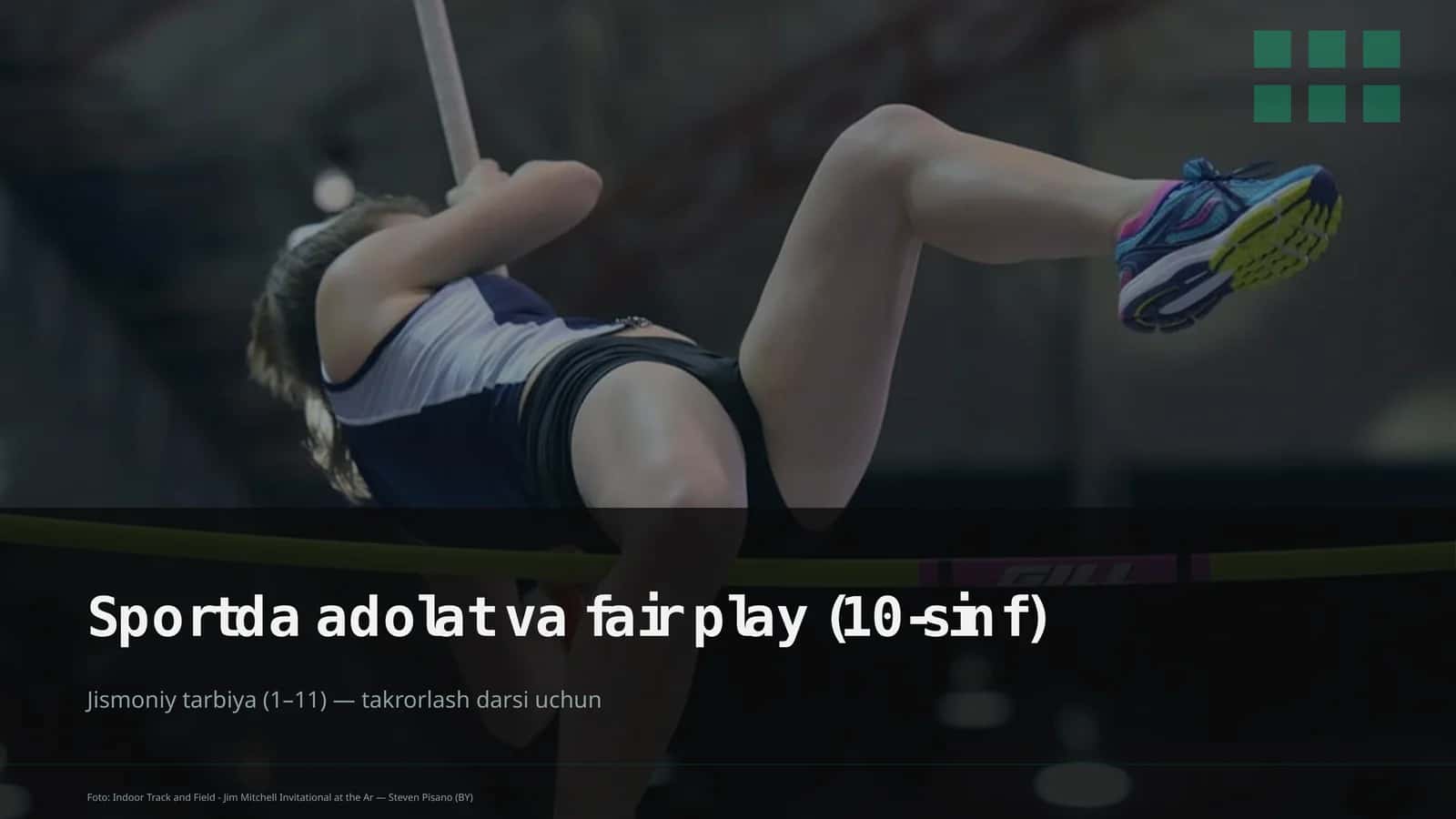 Sportda adolat va fair play (10-sinf)