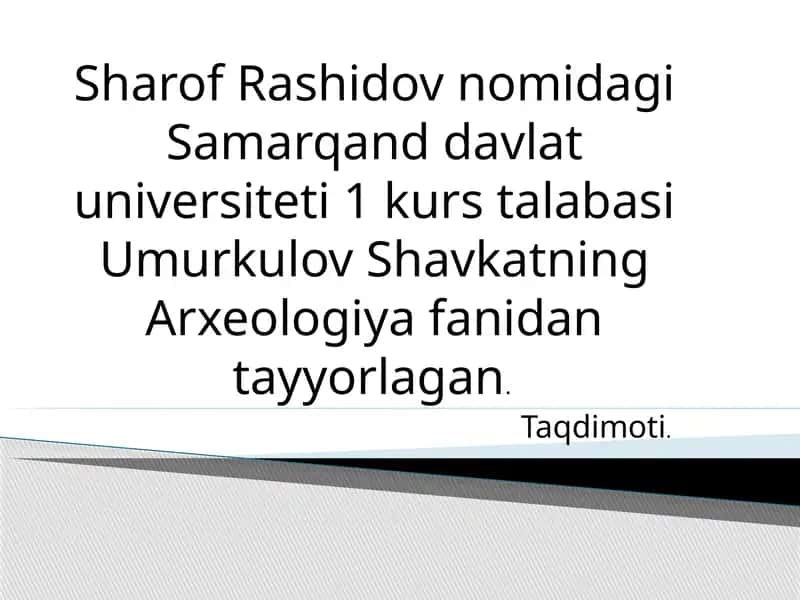 Arxeologiya
