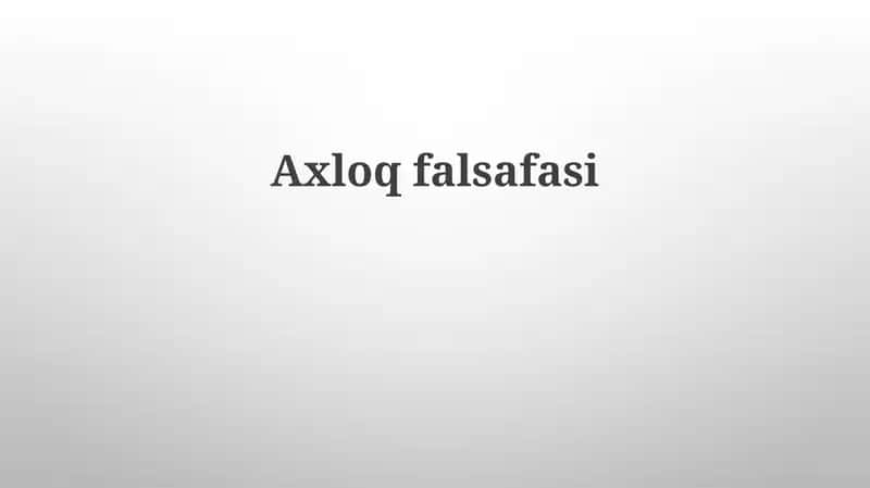 Axloqfalsafasi