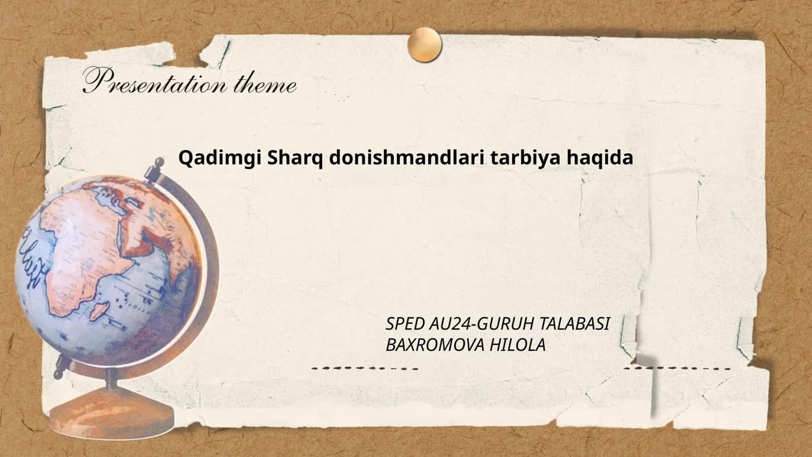 Qadimgi Sharq donishmandlari tarbiya haqida