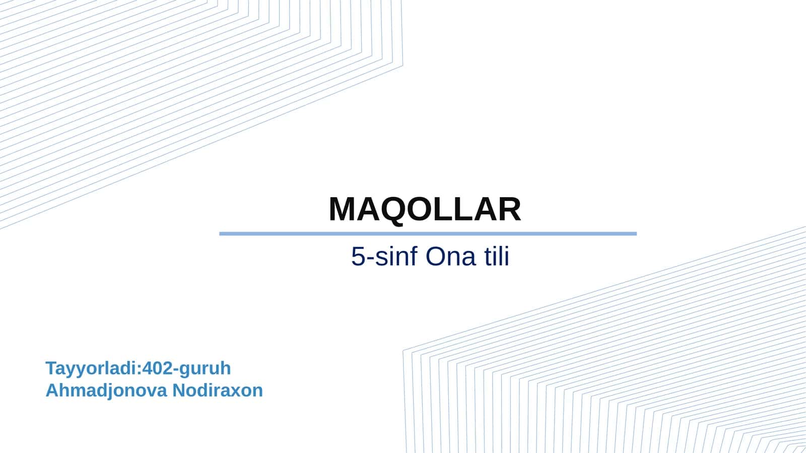 MAQOLLAR