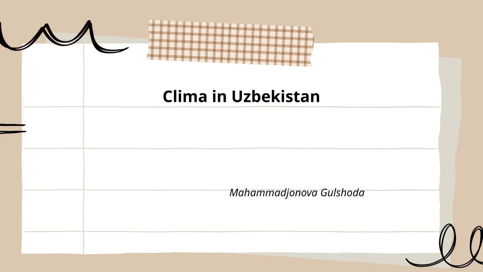 Klimawandel in Usbekistan