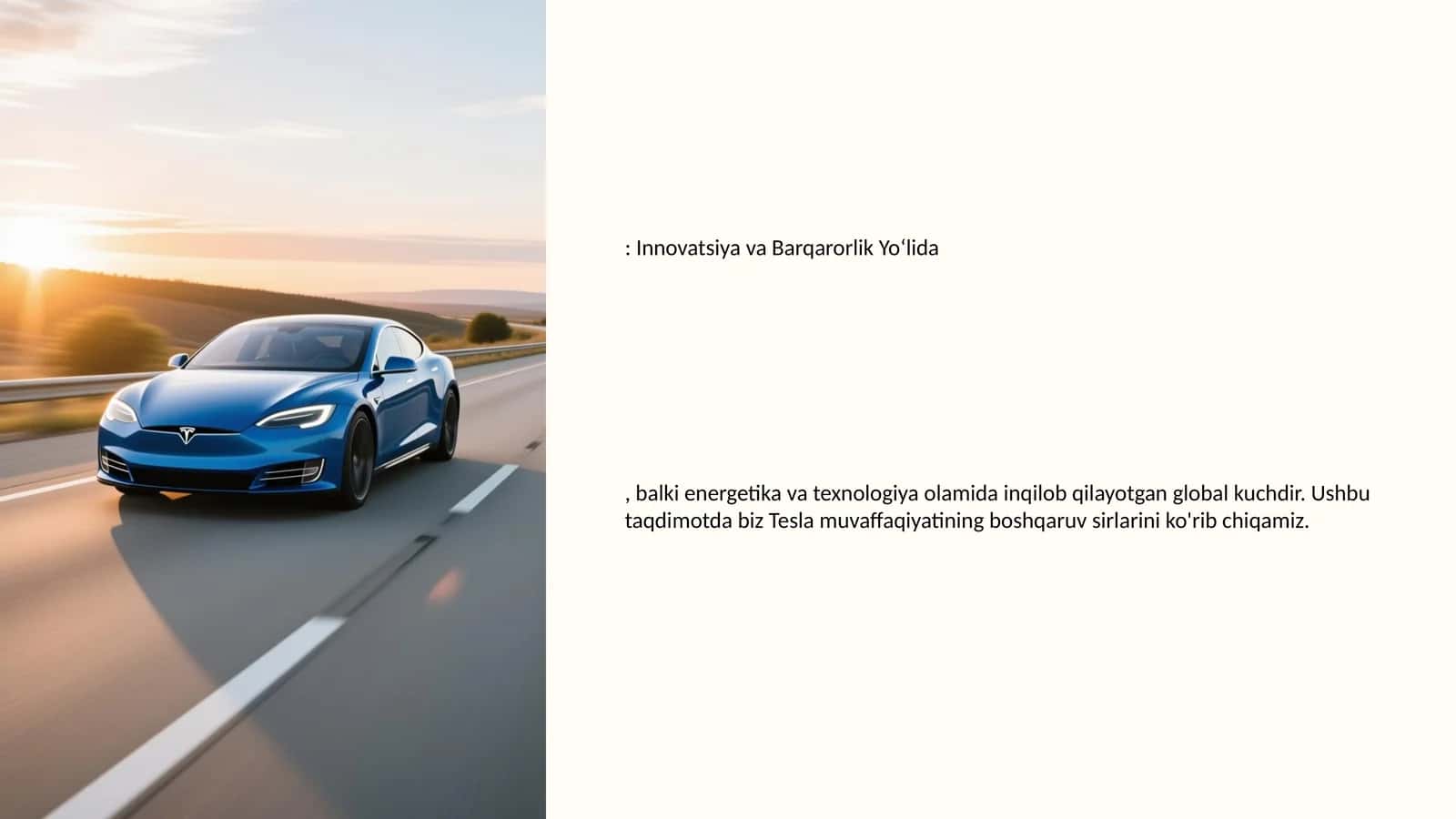 Tesla Tarixi va Missiyasi