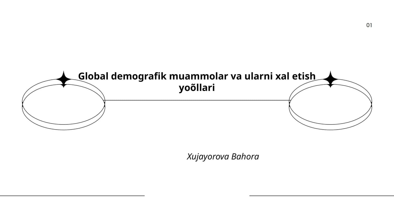Global demografik muammolar va ularni xal etish yoõllari