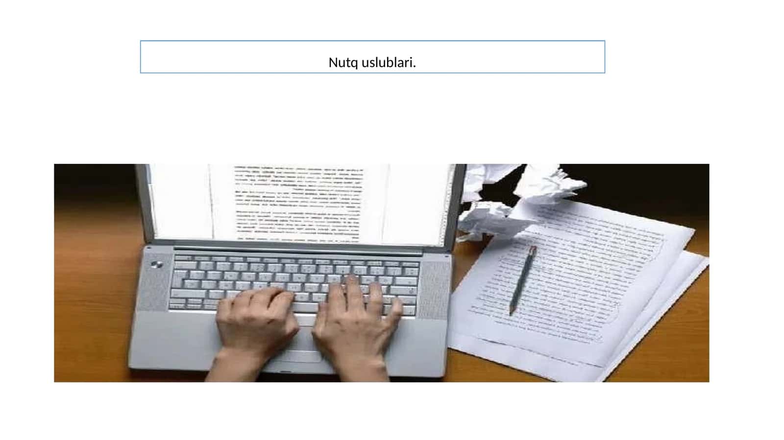 Nutq uslublari