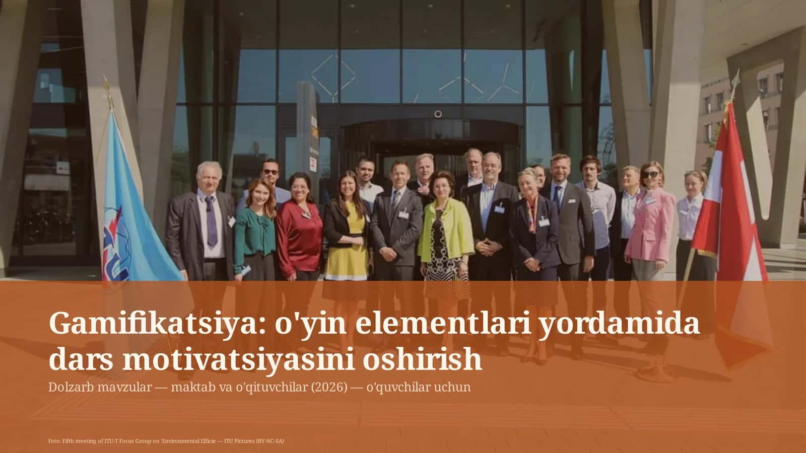 Gamifikatsiya: o'yin elementlari yordamida dars motivatsiyasini oshirish