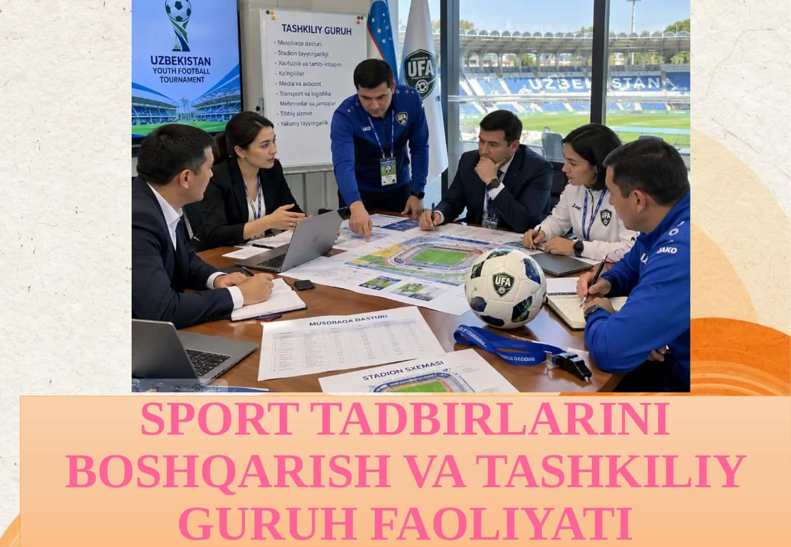 Sport tadbirlarini boshqarish va tashkil etish faoliyati