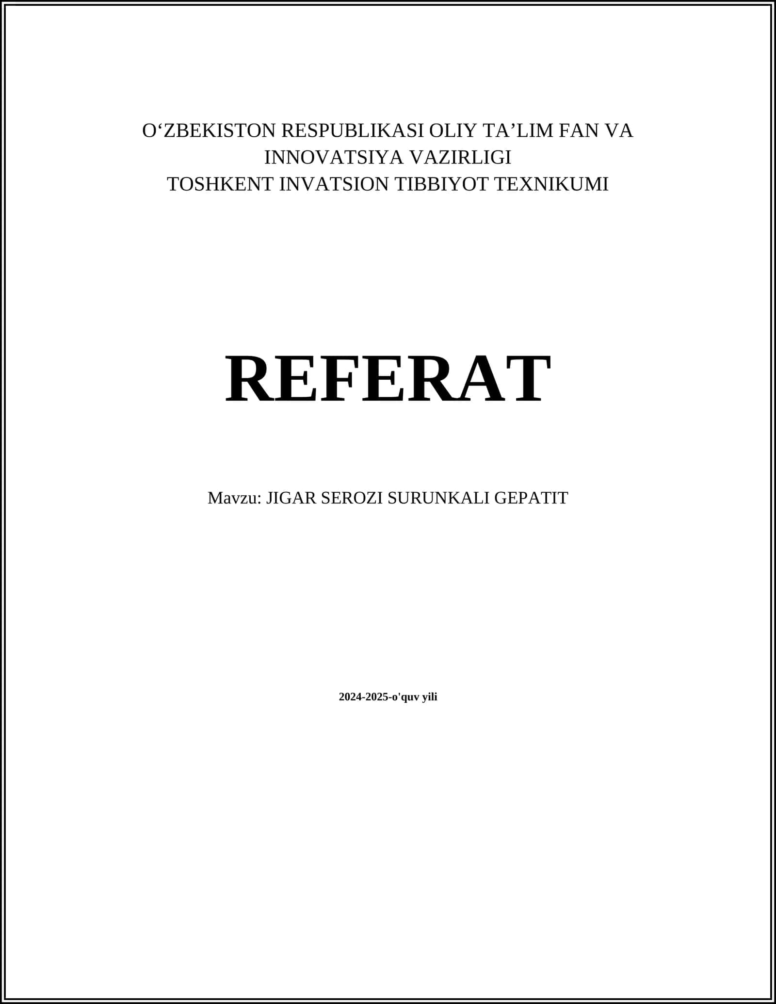 JIGAR SEROZI SURUNKALI GEPATIT
