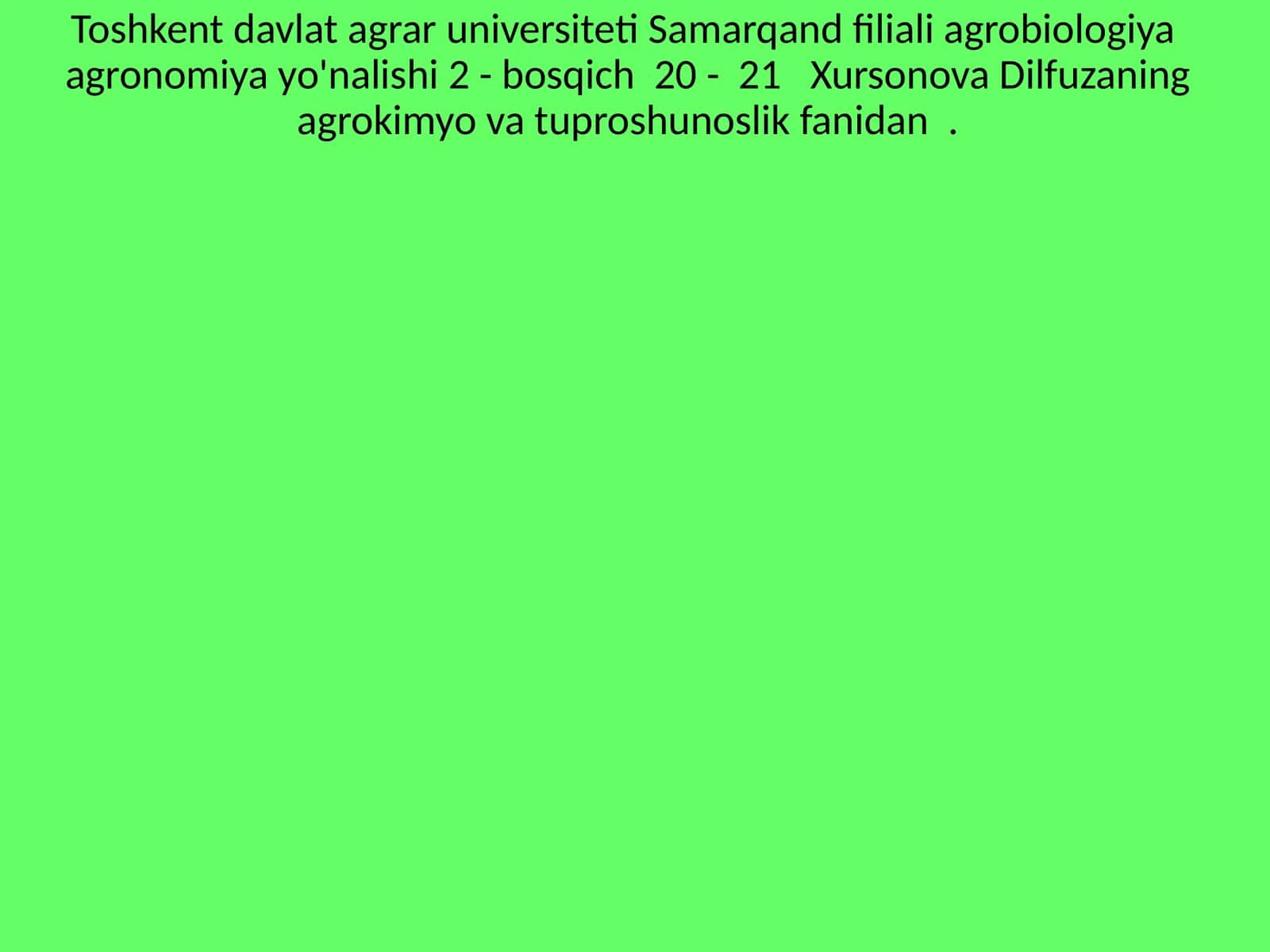 Kationlar almashinibyutilishining asosiy qonuniyatlari