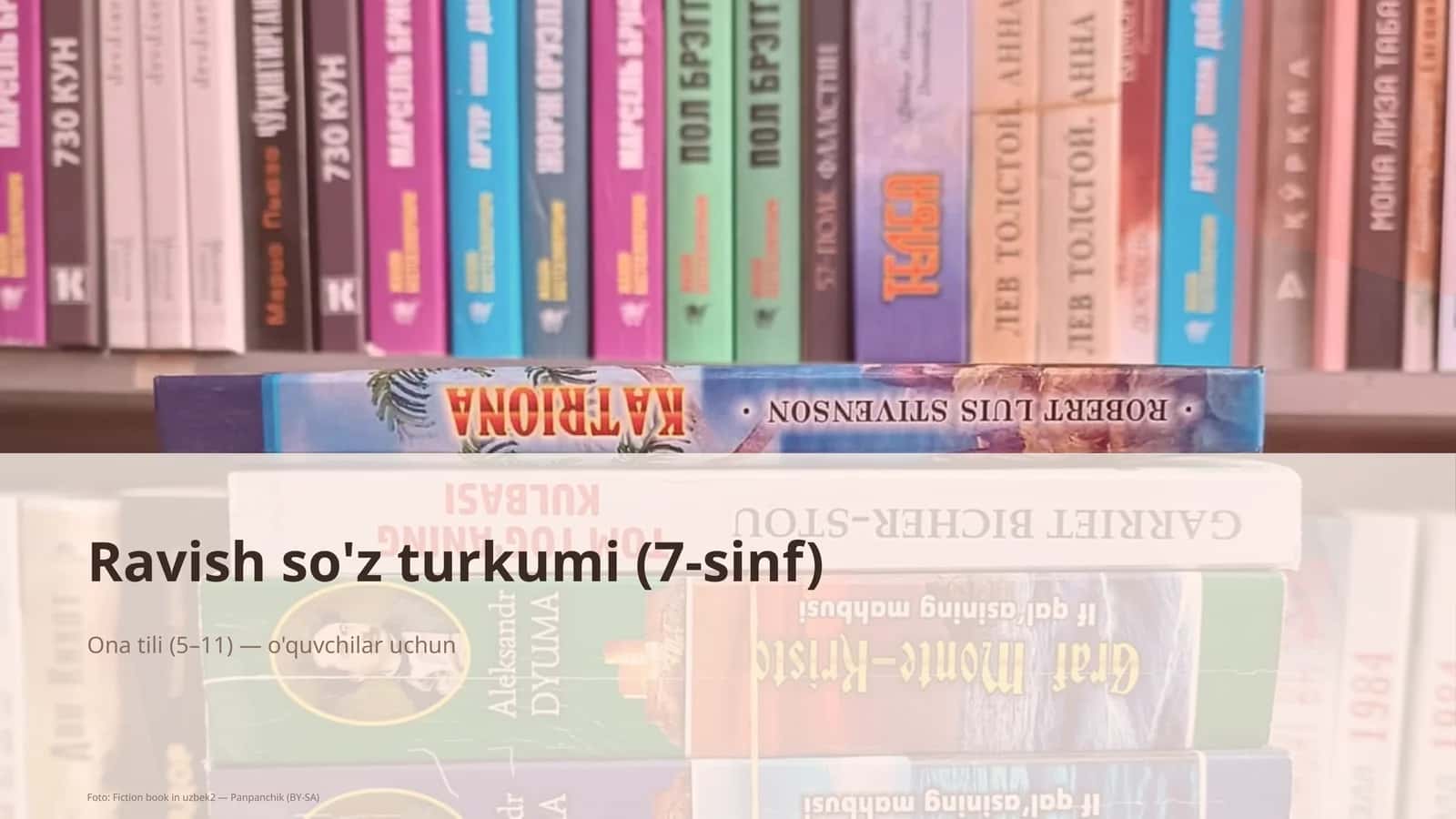 Ravish so'z turkumi (7-sinf)