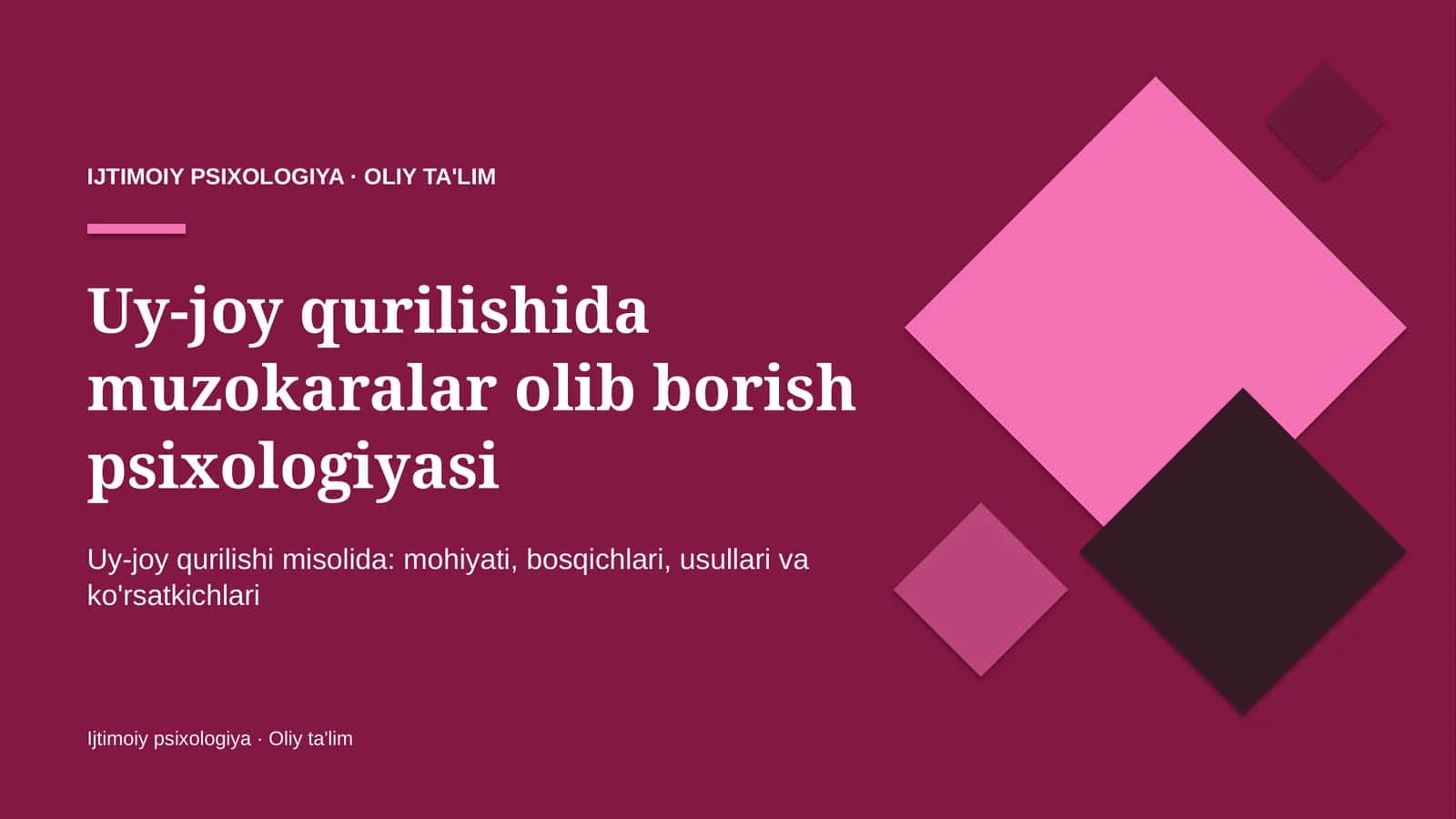 uy joy qurilishida muzokaralar olib borish psixologiyasi 2048
