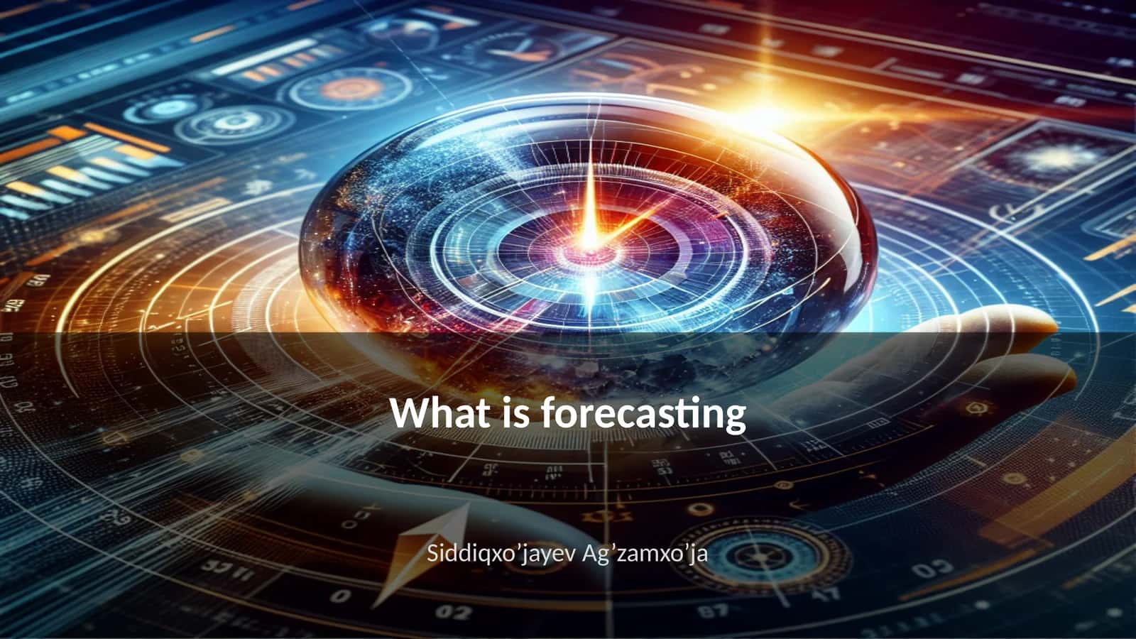 Forecasting