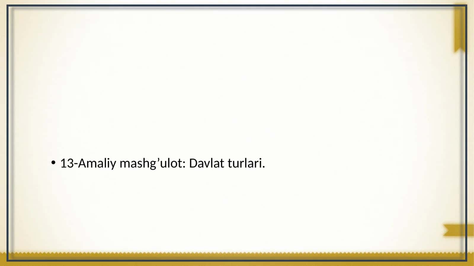 Davlat turlari