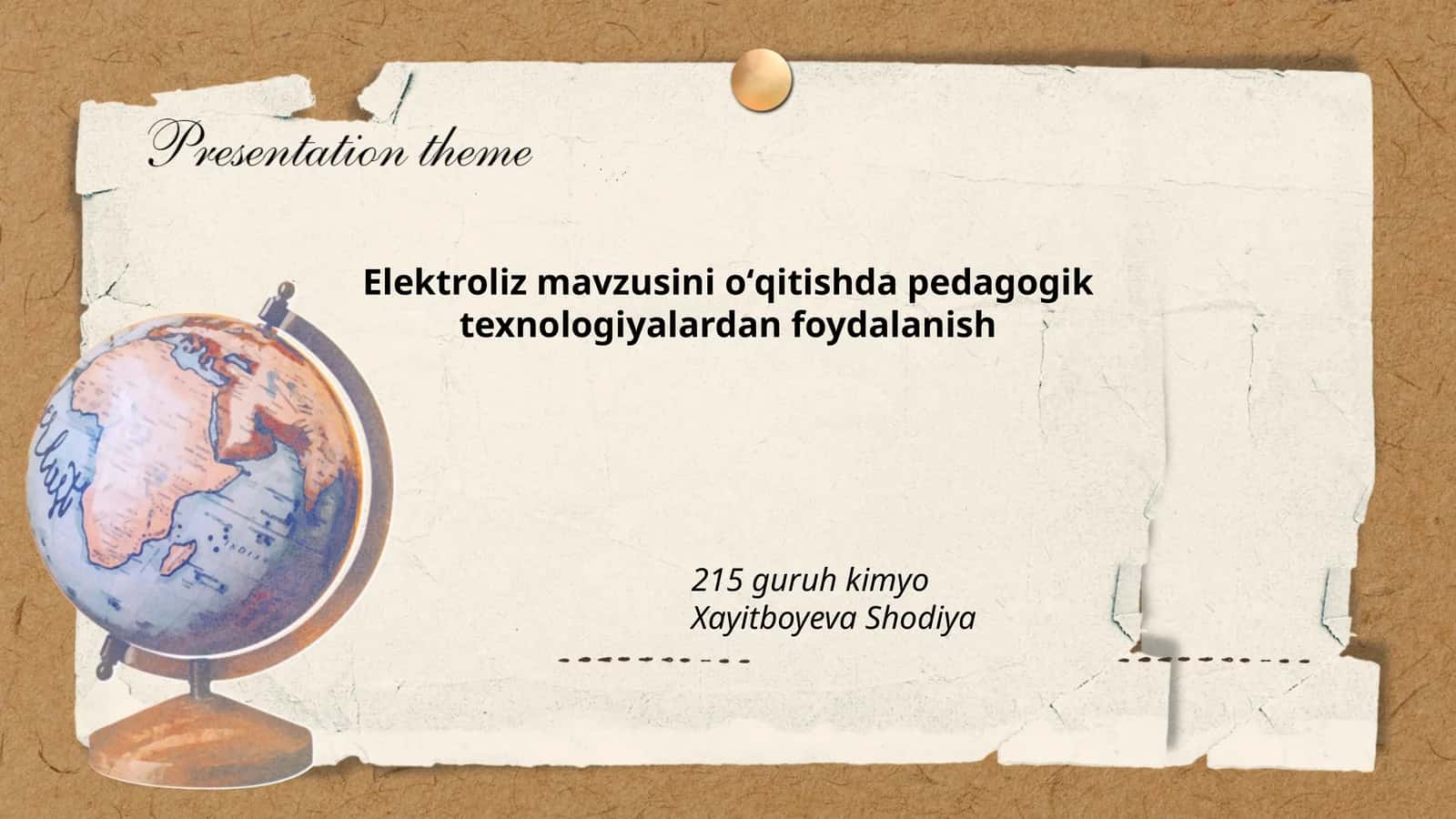 Elektrolizning asosiy tushunchalari