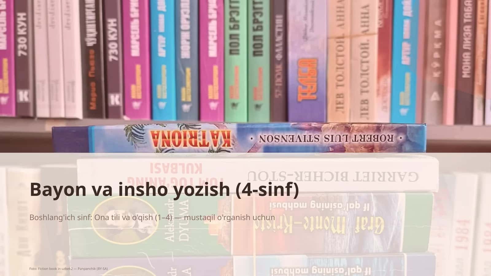 Bayon va insho yozish (4-sinf)
