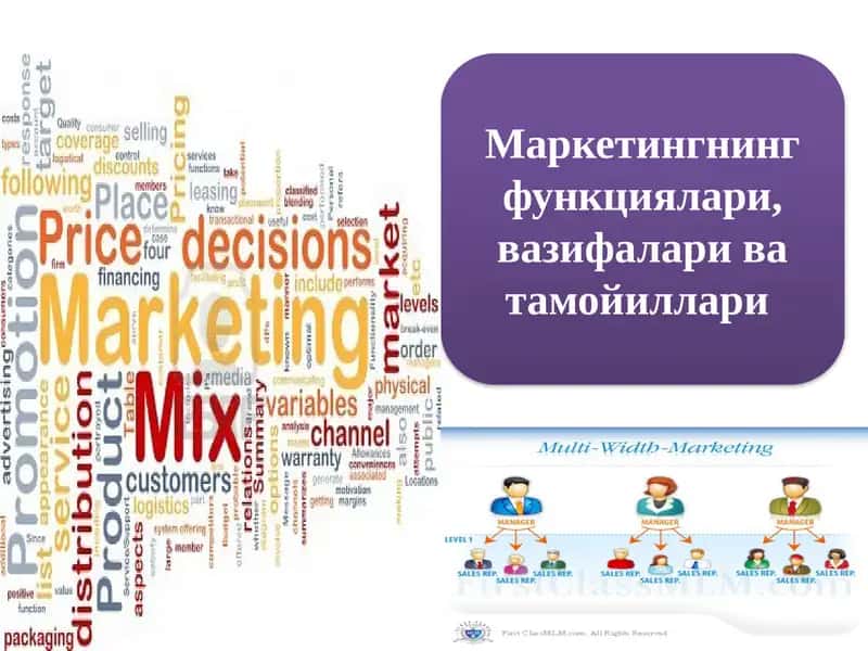 Маркетинг тамойиллари
