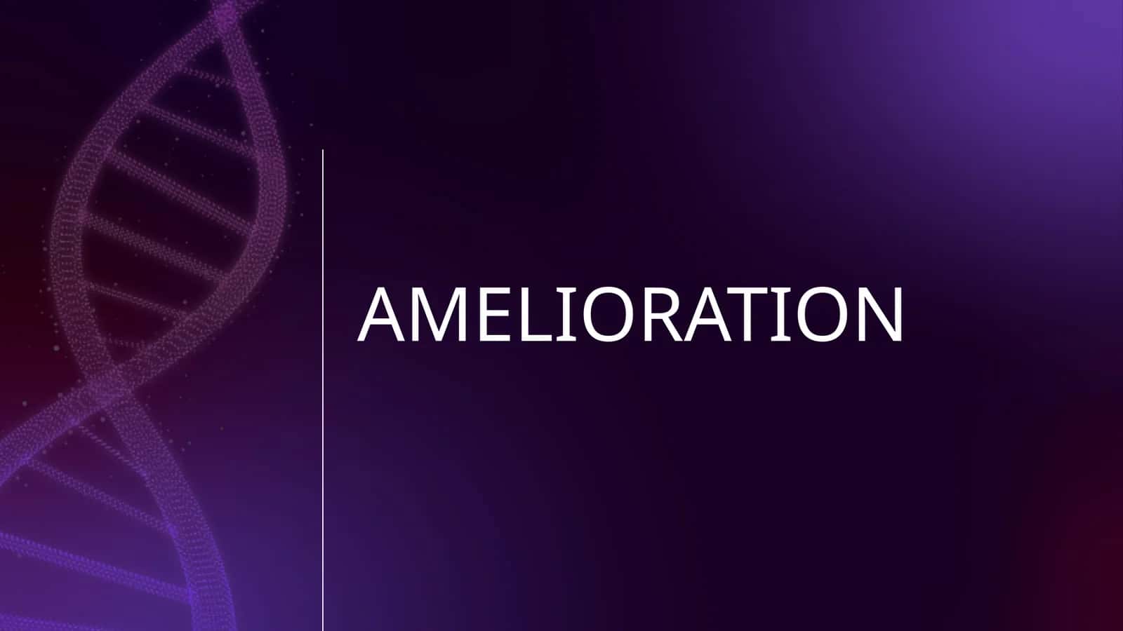 AMELIORATION