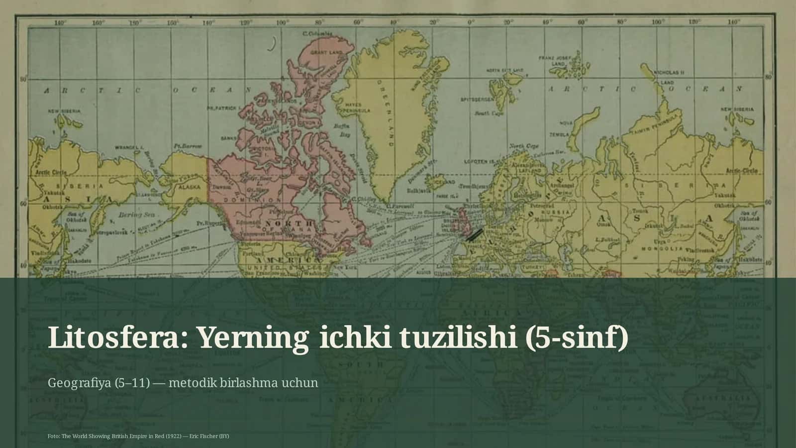 Litosfera: Yerning ichki tuzilishi (5-sinf)