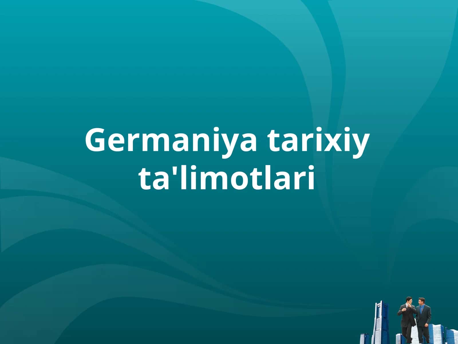 Germaniya tarixiy ta'limotlari