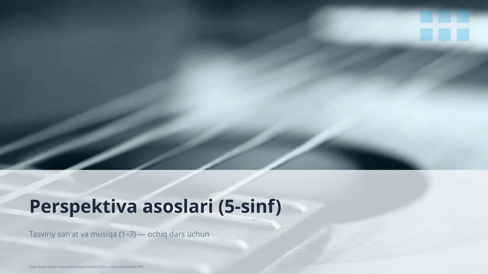 Perspektiva asoslari (5-sinf)