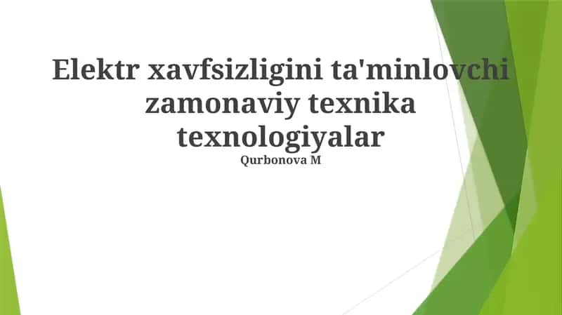 Aqlli Tarmoq Texnologiyalari