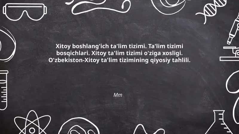 Xitoy boshlang'ich ta'lim tizimi