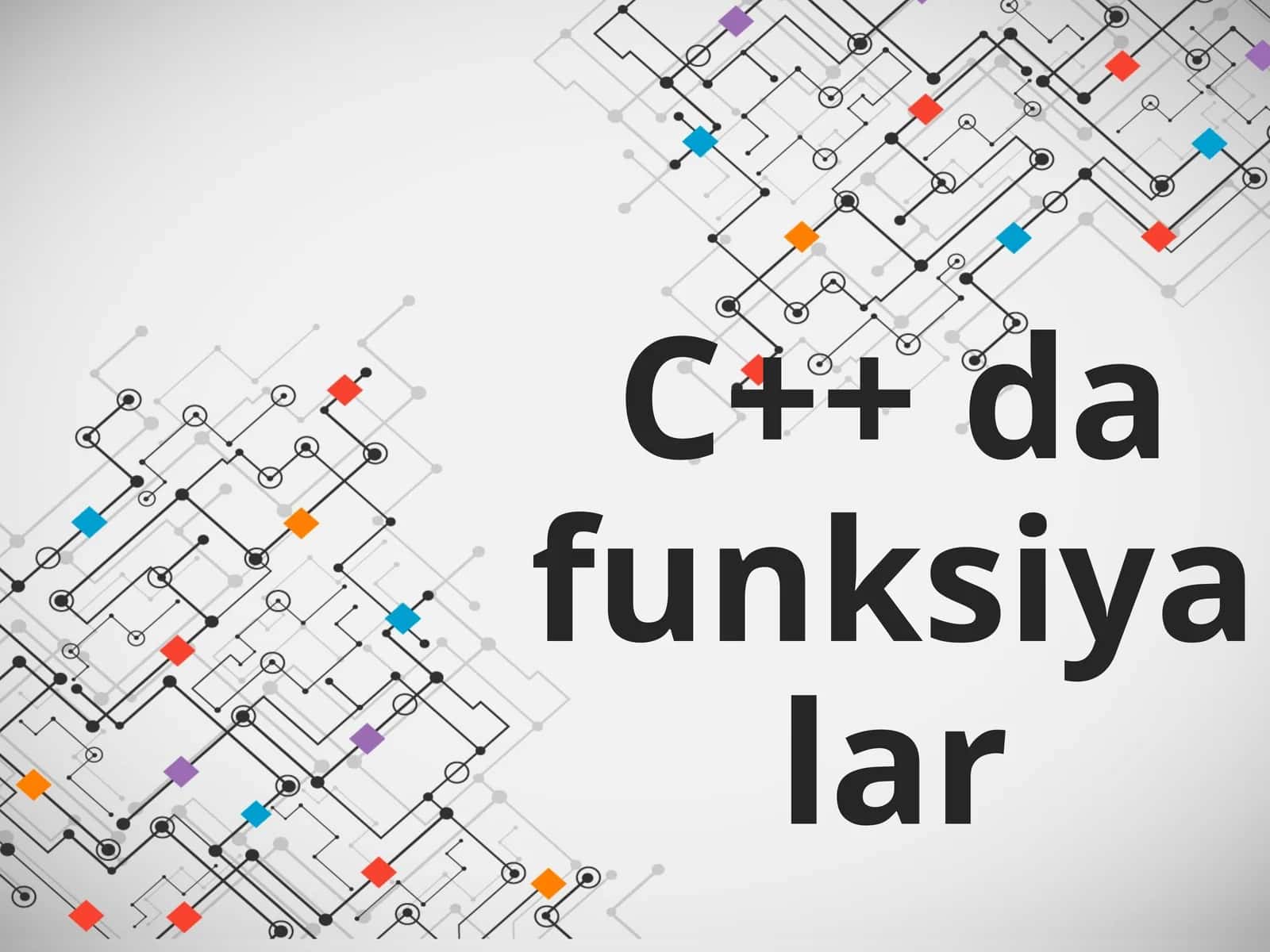 C++ da funksiyalar
